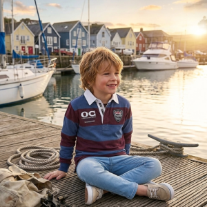 Kid’s Long Sleeve Rugby Polo